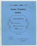 Iowa County 1994 - 1995 